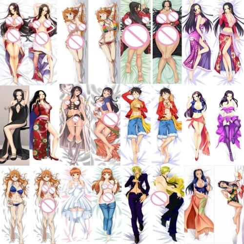 Coscase update Anime Hugging Body Pillowcase ONE PIECE Luffy Nami Boa Hancock Nico Robin Zoro Sanji Dakimakura Pillow Cover Case