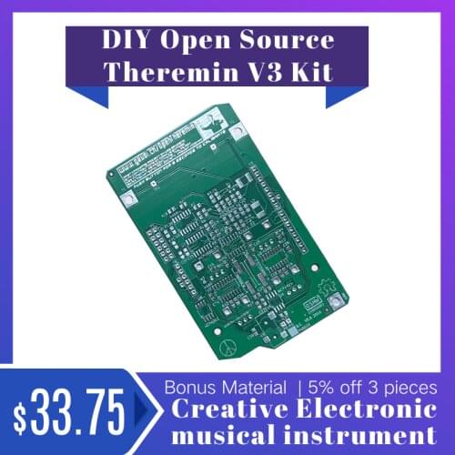 DIY Open Source Theremin PCB Board Material Kits Musical Electronic Instrument for Arduino