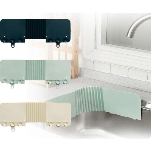 Repeatable Household Kitchen Suction Cup Type Splash Guard Water Sink Flap Water Barrier Oil-Proof Splashproof Baffle Baffle