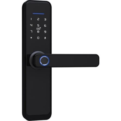 S801 Smart Tuya APP Fingerprint Password Card Key Digital Lock Wifi Smart Door Lock