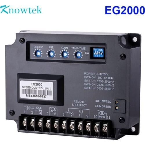 EG2000 Engine Speed Control Unit Controller 32VDC for diesel Generator Electronic Governor Control