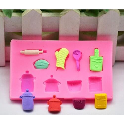Silikon Mold Kitchen Utensils 3D Cake Silicone Mold Christmas Birthday Wedding Cake Decorating Tools Fondant Moulds