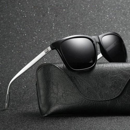 Luxury Polarized Sunglasses Men Brand Designer Retro Square Frame Sun Glasses Female High Quality Outdoor Driving Oculos De Sol