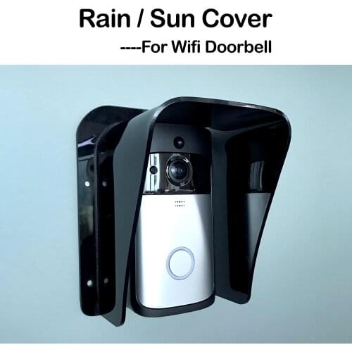 Universal Outdoor Waterproof Rain Cover Snow Cover Sun Shade for Doorbell Apartment Video Intercom IP Video Wifi Door Bell Cam
