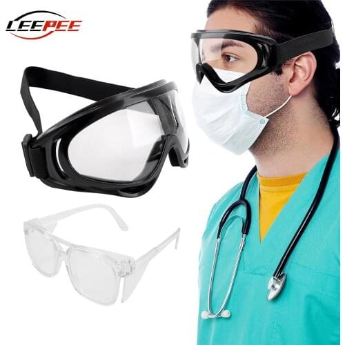 Windproof Motorcycle Goggles Lab Glasses Eye Protector Protection Anti Fog Droplets Sneeze Resistant Bike Motor Accessories
