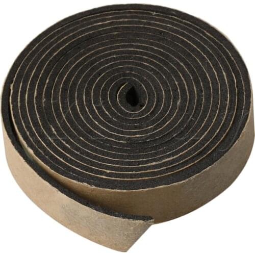Yibuy Black EVA Guitar Speaker EVA Sealing 1M x10 x1.5mm