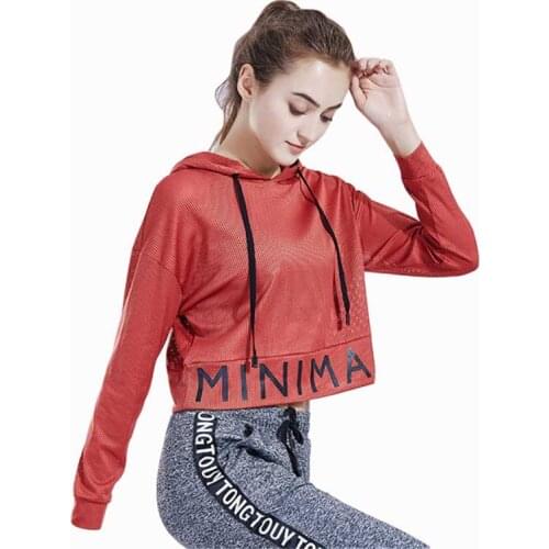 Women Fitness Tops Workout Coats Trainning Exercise Sweaters Gym Girl Sport Sweatshirt Hoody Yoga Hoodies Running Tees 18166
