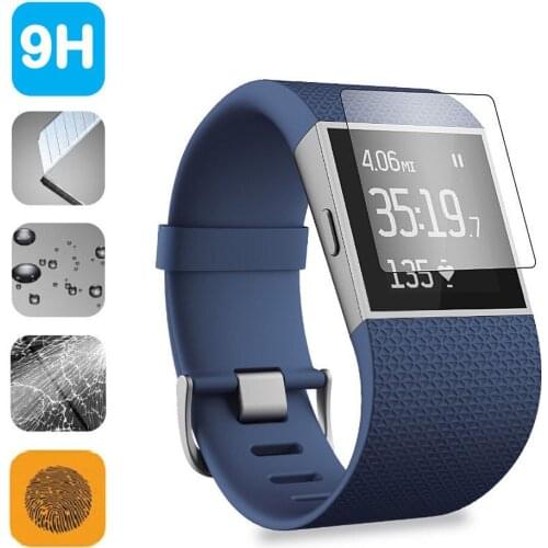 9H Tempered Glass LCD Screen Protector Shield Film For FitBit Surge Smart Sporting Watch Accessories