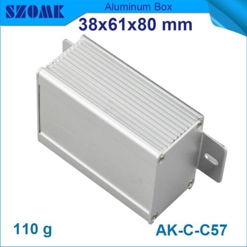 4pcs/lot 38(H)x61(W)x80(L) mm aluminium enclosure electronics outlet box industrial aluminium profile