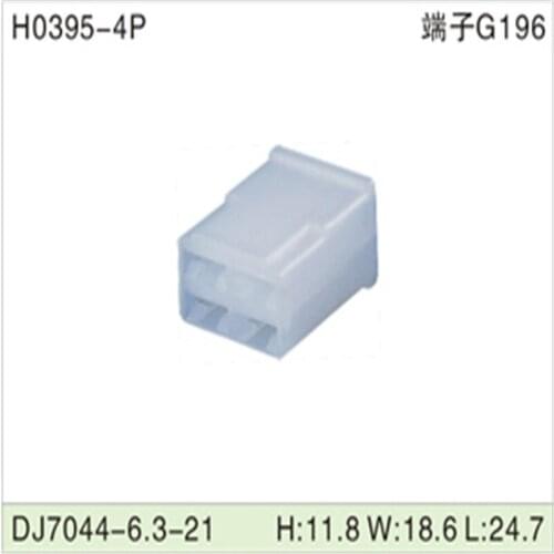 Free shipping 500pcsDJ7044-6.3-21 4Pin 6.3mm AMP Car Electrical Wire Connectors for VW,BMW,Audi,Toyota,NISSAN AND other