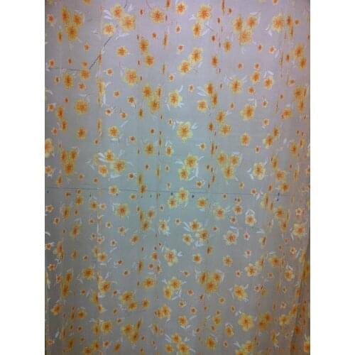 CS 38 German handmade inkjet flowers design window voile Curtain fabrics sheer screens 4 colors (One panel) custom diy Jacquard