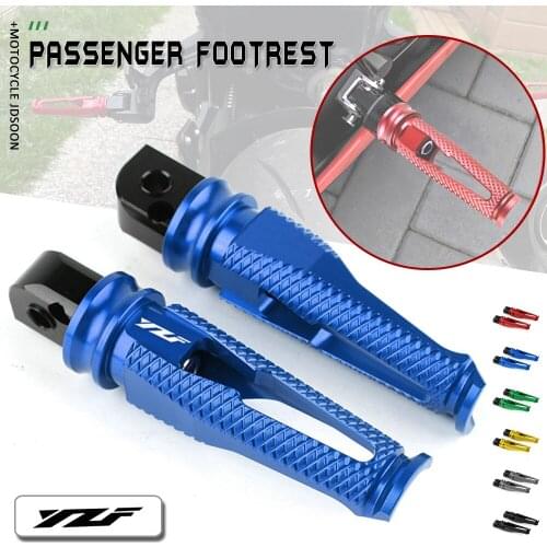 For YAMAHA YZF-R1 YZF-R6 YZF-R1M YZF R1 R1M R1S YZFR1 YZFR6 Motorcycle Foot Pegs Pedals CNC Rear Passenger Footpegs