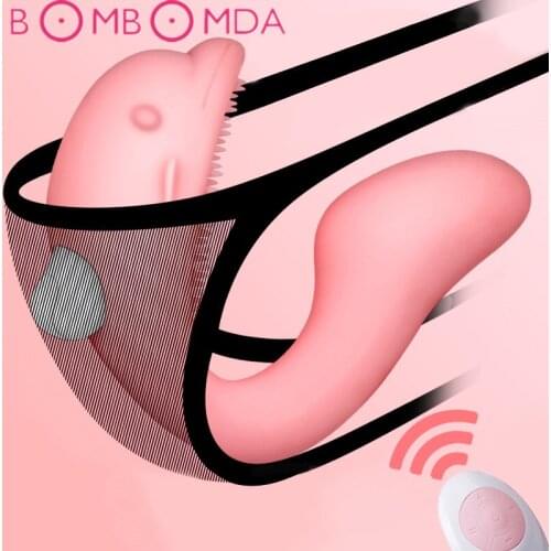 Wireless Remote Vibrator Wearable Invisible Dildo Vibrator Sex Toy for Women Vibrating Panties Strapon Dildo Clitoris Stimulator