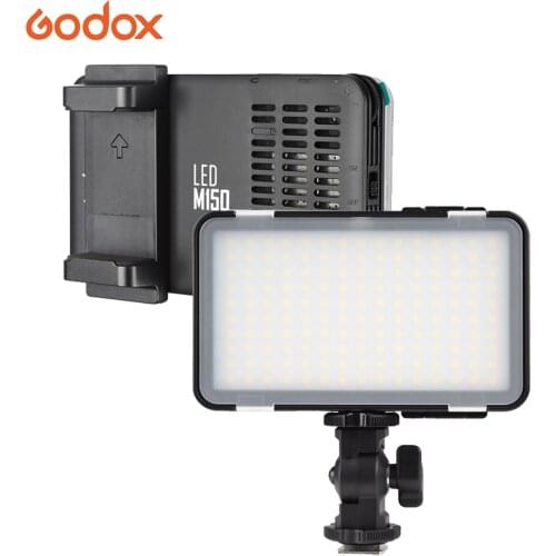Godox LEDM150 9W 5600K LED Video Light with Phone holder Photo Light fill light for Camera dslr Cell phone