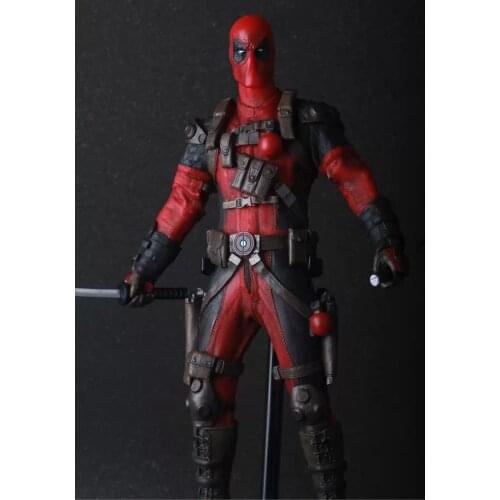Crazy Toys Marvel X-men 12" 30cm Deadpool Red & Sliver Color PVC Action Figure Collectible Model Toys