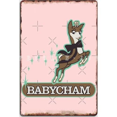 Babycham Metal Plaque Poster Club Bar Poster Wall Cave Customize Tin Sign Poster