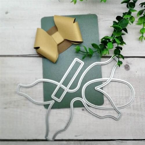 Cute bow metal cutting dies mold decoration Scrapbook paper craft knife mould blade punch stencils dies Intellectual toy IF-162
