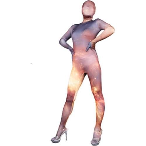 Fashion Milk Silk High Elastic Bodysuit Cosplay Straitjacket Self Bondage Zentai Five Finger Tights Stocking Full Body Pantihose