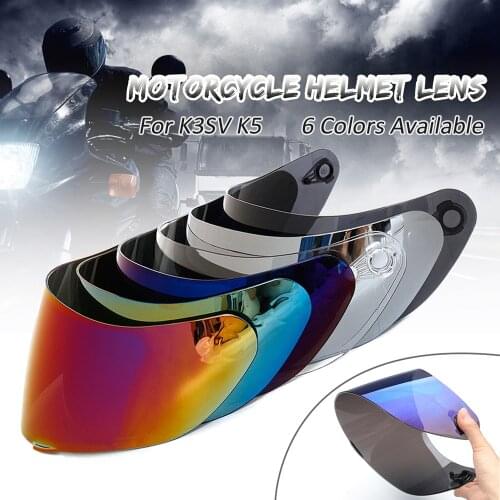 Motorcycle Wind Shield Helmet Lens Visor Full Face Fit for AGV K1 K3SV K5 Helmet Motorcycle Helmet Lens Moto Accessories