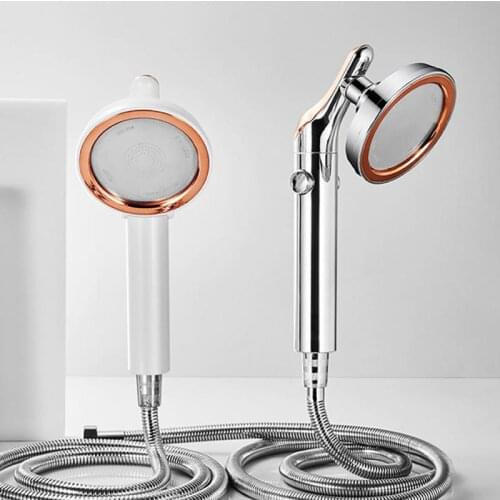 High Pressure Bathroom Shower Adjustable Jetting Shower Head Water Saving Handheld AdjustableSPA Shower Bath Head Shower Nozzle