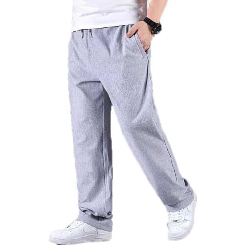 New Fashion Joggers Men Casual Hiphop Harem Sweat Pants Loose Baggy Straight Trousers Streetwear Plus Size Clothing