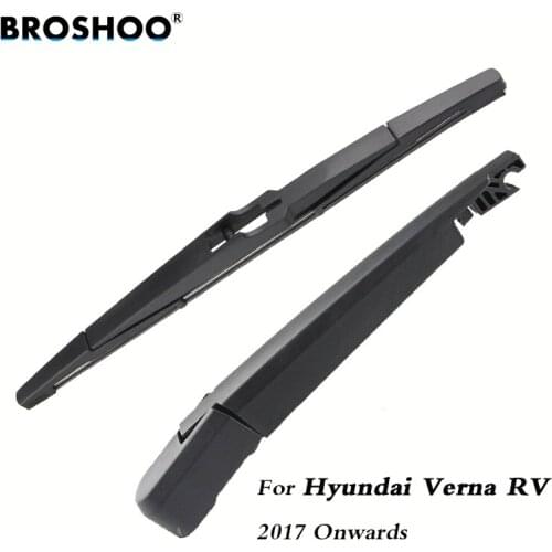 BROSHOO Car Rear Wiper Blades Back Windscreen Wiper Arm For Hyundai Verna RV Hatchback (2017-) 280mm,Windshield Auto Styling
