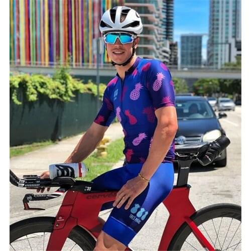 TRES PINAS Bike Maillot Ciclismo Men Summer Short sleeve suit mtb Jersey Sets Ropa bicycle Cycling Clothes Bicycle outdoor suit