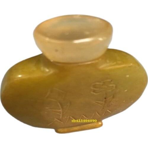 Hongshan Culture jade natural jade old jade Xiuyu snuff bottle