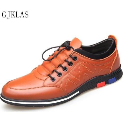 Wedding Dress Business Men Shoes Genuine Leather Sneakers Man Loafer Casual Shoes Male Classic Mens Trainers Slip on Shoes Men