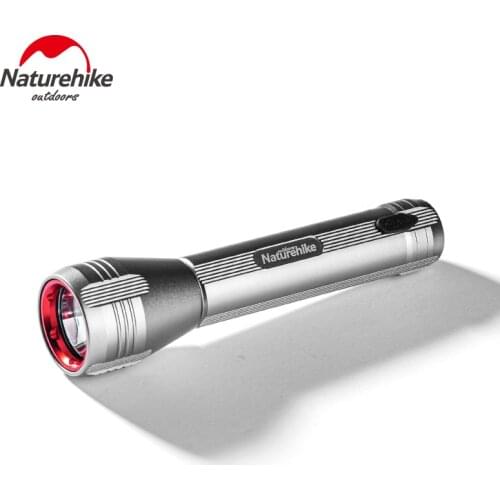 Naturehike 2020 Outdoor Flashlight 3-12H Endurance Fast USB Charging 5W Lamp Bead Camping Torch IPX4 Waterproof 100-230m Range