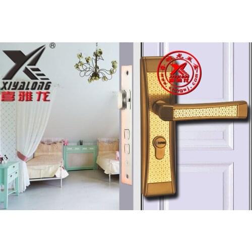 [Xi Ya Hardware] national patent lock copper + zinc alloy interior door lock cylinder mechanical lock