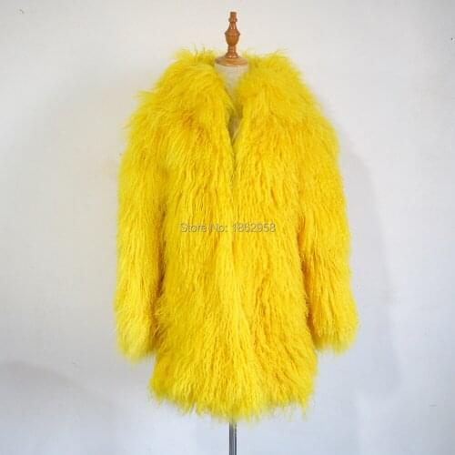 SJ034 Russia Winter Very Warm Big Hood Long Fur Winer Overcoat