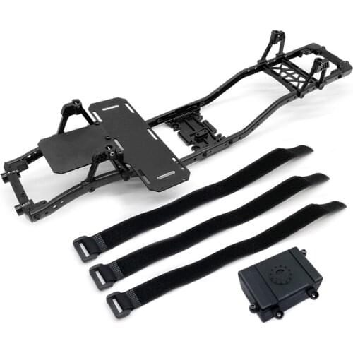 1set 1/10 Axial SCX10 II RC Crawler 313 wheelbase frame for 90046 90047 with battery panel box