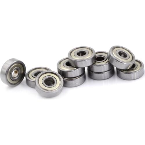 10pcs/Lot Miniature Deep Groove Ball Bearing 602ZZ 5*16*5 Mm 3D Printers Parts Ball Bearings 3D Printer Accessories