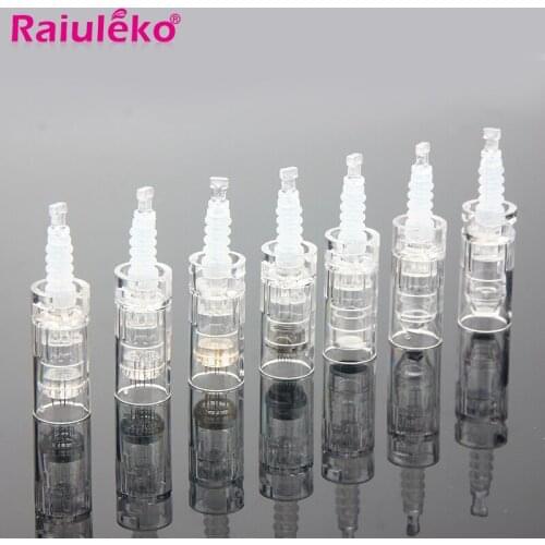 20pcs Derma Tools Micro needle 9 Pin /12 Pin /36 Pin/3D/5D MYM Nano Cartridge for Auto Tattoo Needle Bayonet Tattoo Needles Tip