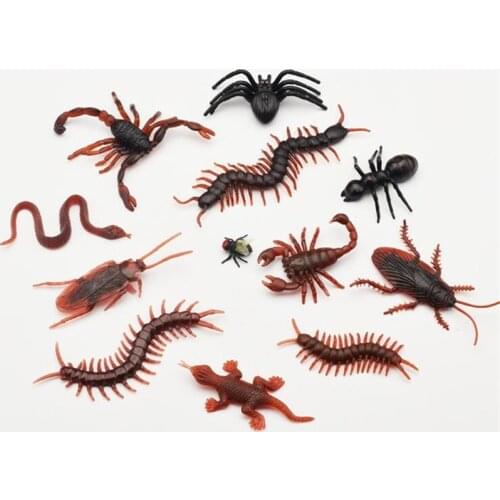 3pc / set Scorpion spider Simulation April Fools Day Halloween Party gags Toys Fake Insects Jokes Pranks Maker Fun Tricks Toys