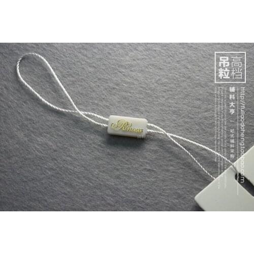 500PCS high-grade clothes seal/ plastic seal tag/string lock /string hang tag/STRING SEAL