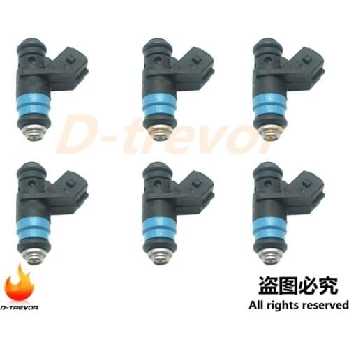 6Pcs Flow Matched Fuel Injector H132254 For Renault Clio Megane Scenic Modus
