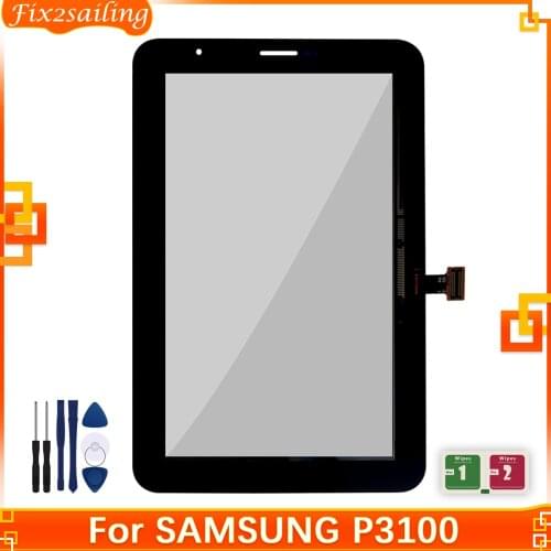 7.0" For Samsung Galaxy Tab 2 7.0 P3100 P3110 GT-P3100 GT-P3110 Touch Screen Digitizer Panel Sensor Replacement Glass 100% Test