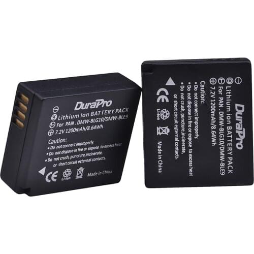 DMW-BLG10 1200mAh DMW BLG10 BLG10e BLE9 Battery for Panasonic LUMIX GF5 GF6 GX7 LX100 GX80 GX85