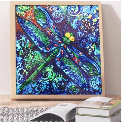 New special shape diamond painting phantom flower combination modern pattern DIY 5D part drill cross stitch kit crystal art