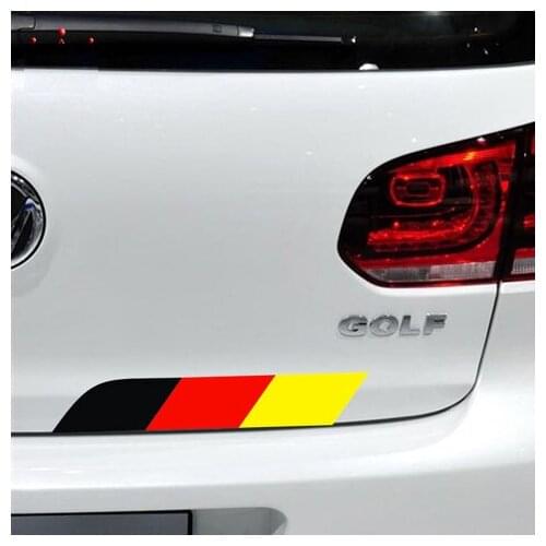 Car sticker for volkswagen golf 6 golf 7 polo GTI Sagitar B6 R36 R20 B6 B7L CC Touran