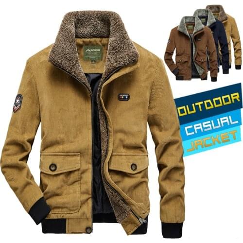 CALUOMATT Mens Corduroy Jackets
