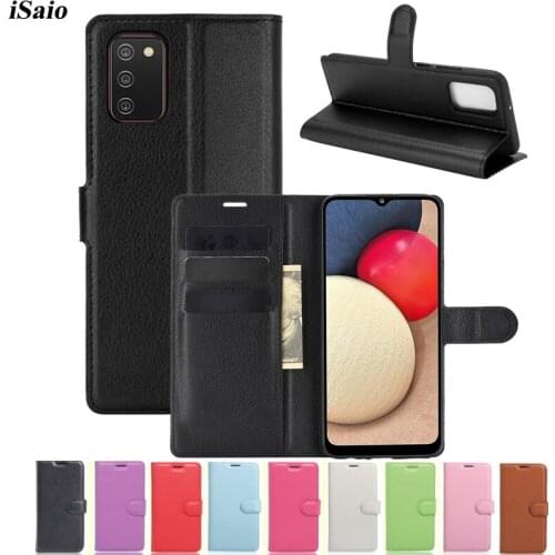 For Samsung Galaxy A02S Flip Case Wallet Leather Cover for Samsung Galaxy A02S EU US Global Version Mobile Phone Case Cover
