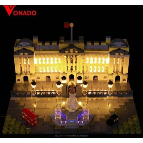 LED light Compatible for lego 21029 Architecture Series Buckingham Palace Building Blocks Bricks Toys Gifts only light