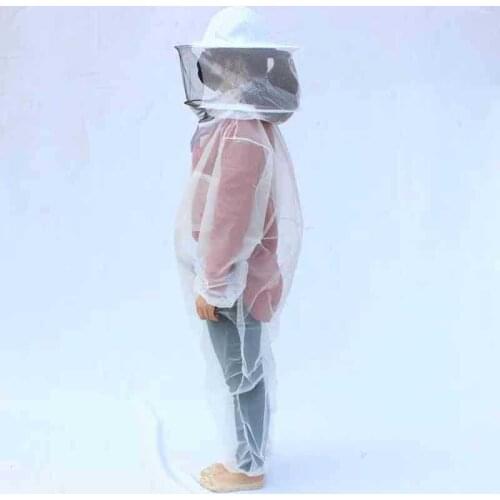 Anti bee suit bee protective suit one piece suit breathable anti bee coat bee cap anti peak suit bee keeping tools bees and