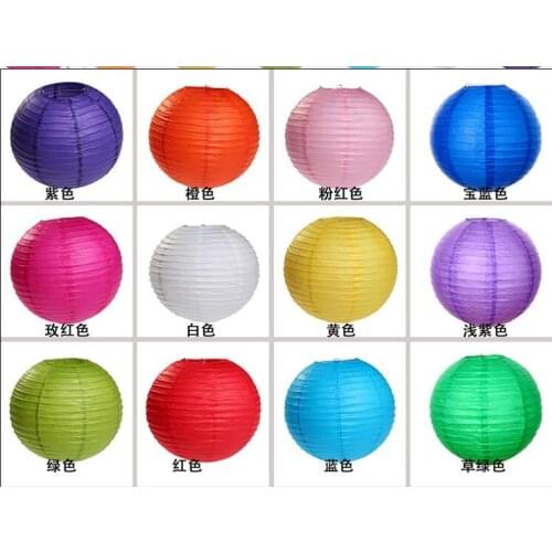 Best price hot sell facotory price wholesale wedding paper lantern with various colors and size paper lantern wholesale