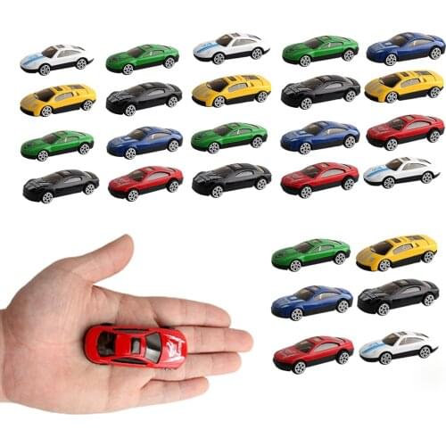 1/72 Scale Mini Racing Cars Die Cast Vehicles Model Kids Boys Toys 6 Colors