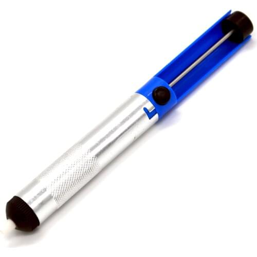 1pc Half Aluminum Desoldering Pump Suction Tin Gun Soldering Sucker 185mm Tin Removal Vacuum Desolder Hand Welding Tool