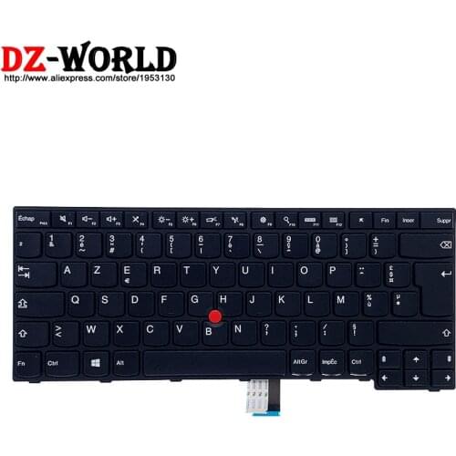 New FR French Keyboard for Lenovo Thinkpad E450 E450C E455 E460 E465 Laptop 04X6192 04X6152 04X6112